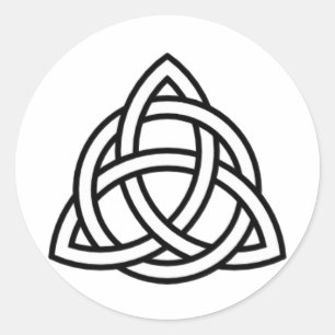 Triquetra Runder Aufkleber