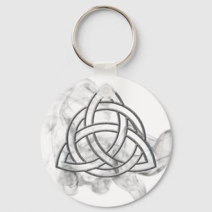 Triquetra Silver Bevel Schlüsselanhänger