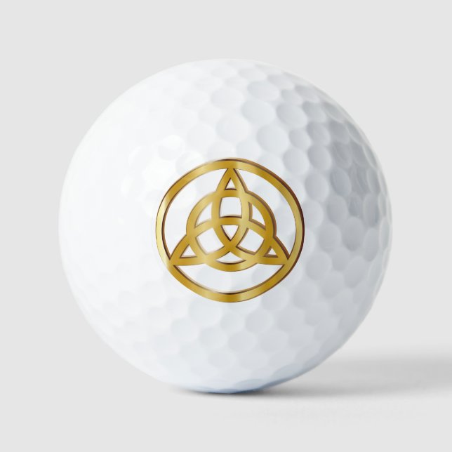 Triquetra-Symbol Golfball (Vorderseite)