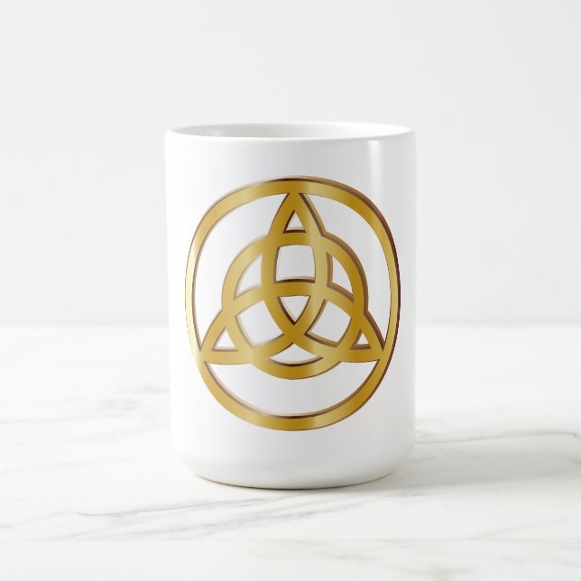 Triquetra-Symbol Kaffeetasse (Mittel)