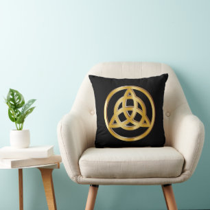 Triquetra-Symbol Kissen