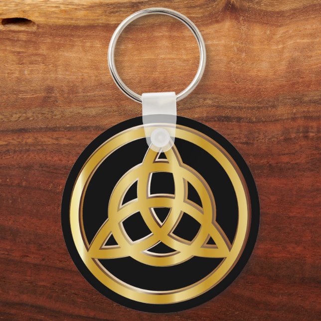 Triquetra-Symbol Schlüsselanhänger (Vorderseite)