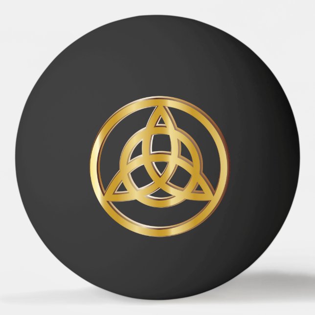 Triquetra-Symbol Tischtennisball (Vorderseite)