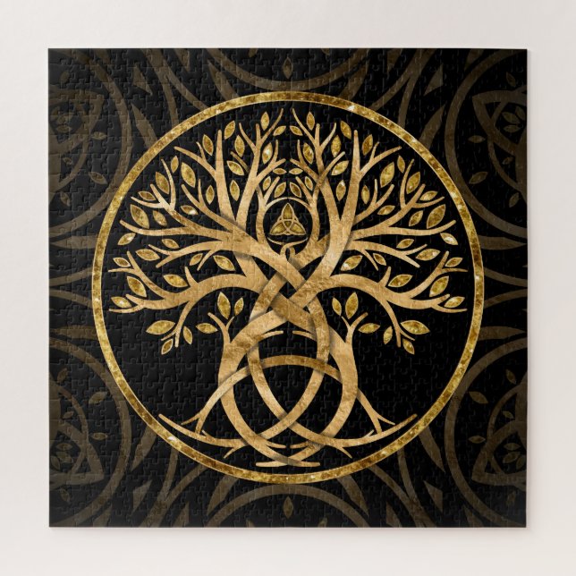 Triquetra Tree of life Puzzle (Vertikal)