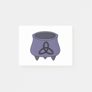 Triquetra Trinity Cauldron Post-it Klebezettel