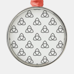Triquetra Vesica Symbol Ornament Aus Metall