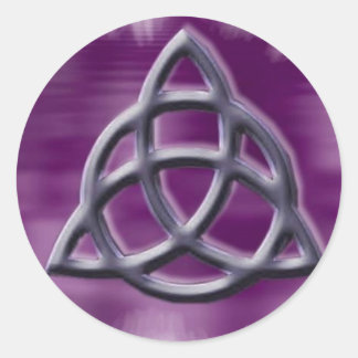 triquetrapisch1 runder aufkleber