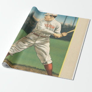 Tris Lautsprecher Red Sox Grosses Baseball 1911 Geschenkpapier