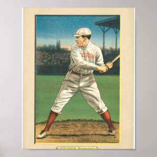Tris Lautsprecher Red Sox Grosses Baseball 1911 Poster