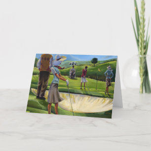 Trish Biddle - Damen-Golf Karte