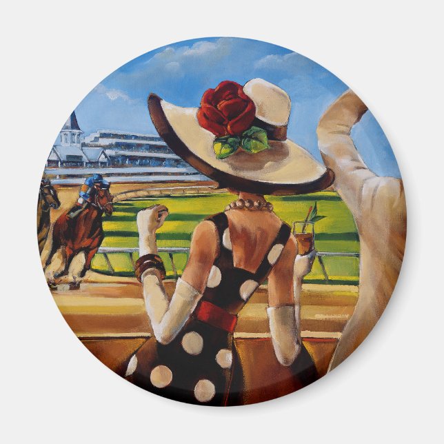 Trish Biddle Erste Kurve Magnet (Vorne)