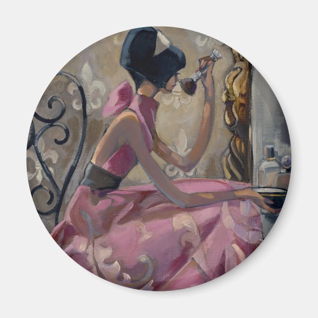 Trish Biddle Powder Pink Vanity Magnet (Vorne)