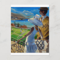 Trish Biddle - Tennis an der Riviera