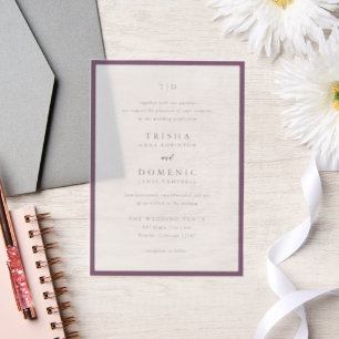 Trisha Lila Moderne Hochzeit