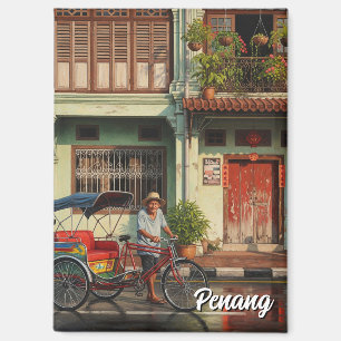 Trishaw Penang Malaysia Heritage Townhouse Travel Magnet