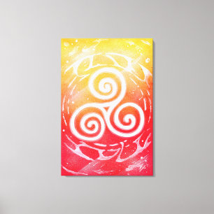 Triskel Leinwanddruck