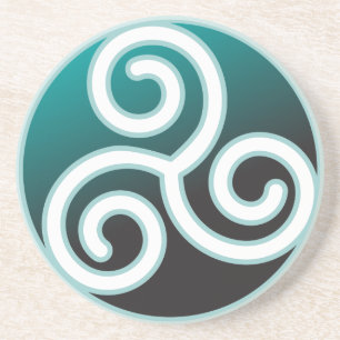 Triskele Celtic-Spirale Untersetzer