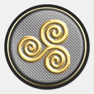 Triskele Runder Aufkleber