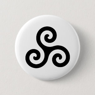 Triskele Symbol Button