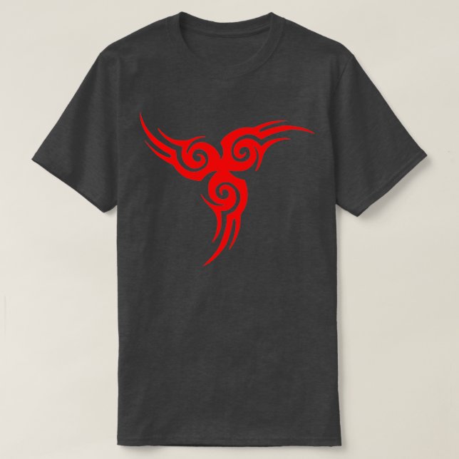 Triskele Tribal Celtic Symbol T-Shirt (Design vorne)