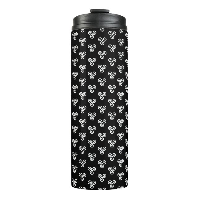 TRISKELION TRIPLE CELTIC SPIRAL THERMAL TUMBLER THERMOSBECHER (Vorderseite)