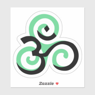 Triskell Om. Essenz Aufkleber