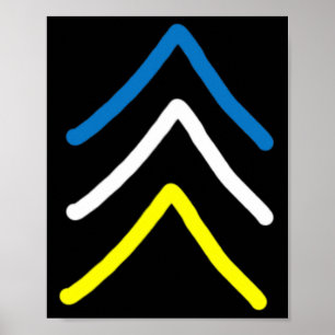 Trisomy 21 Down Syndrom Drei Chromosomenpfeile Poster