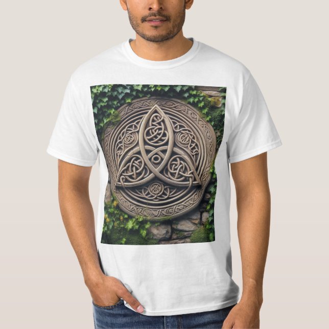 Trisquel Celta: Símbolo de Eternidad T-Shirt (Vorderseite)