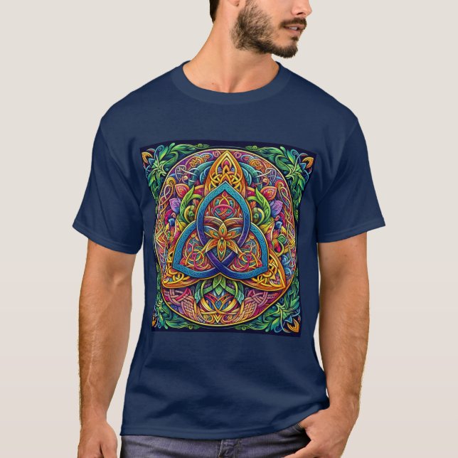 Trisquel Celta: Símbolo de la Eternidad  T-Shirt (Vorderseite)