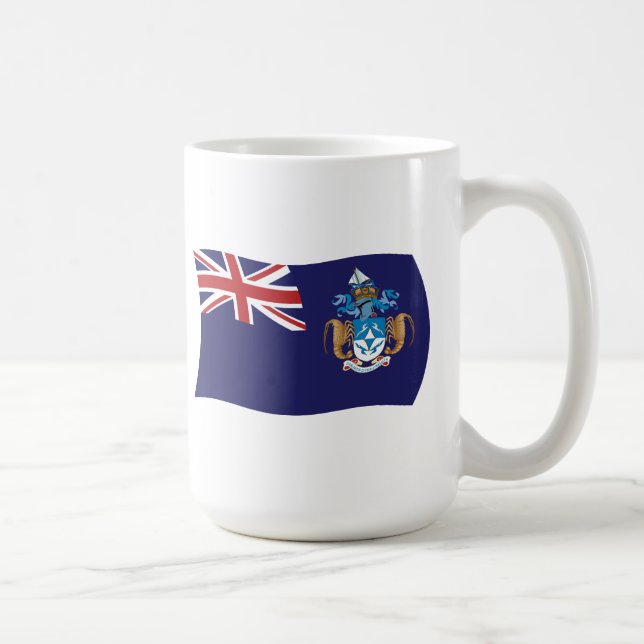 Tristan Da Cunha Flag Tasse (Rechts)