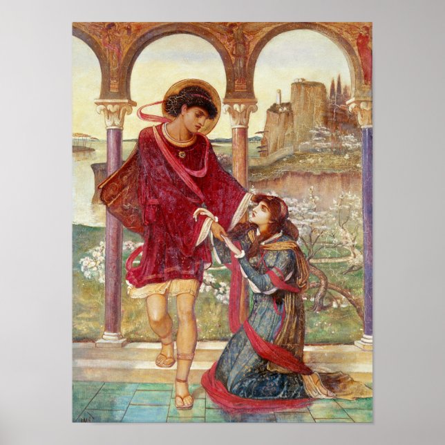 Tristan und Iseult, 1876 Poster (Vorne)