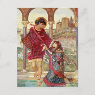 Tristan und Iseult, 1876 Postkarte
