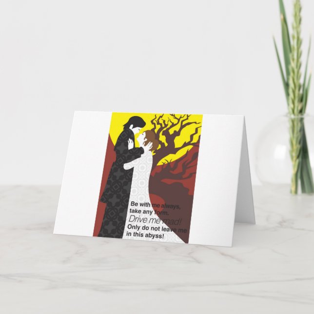 Tristan und Iseult Geschenk mit Zitat Karte (Vorderseite)