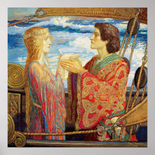 Tristan und Isolde, c. 1912 von John Duncan Poster