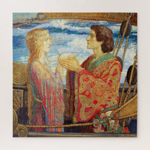 Tristan und Isolde, c. 1912 von John Duncan Puzzle
