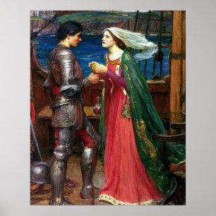 Tristan und Isolde, c. 1916 von John Waterhouse Poster