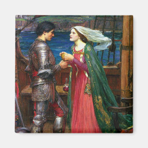Tristan und Isolde, ca. 1916 von John Waterhouse Magnet