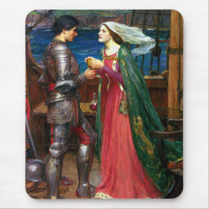 Tristan und Isolde, ca. 1916 von John Waterhouse Mousepad