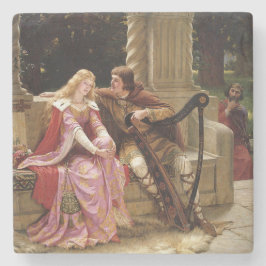 Tristan und Isolde (mittelalterliche Romantik) Vin Steinuntersetzer