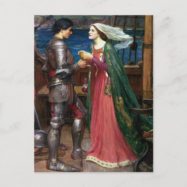 Tristan und Isolde Postkarte (Vorderseite)