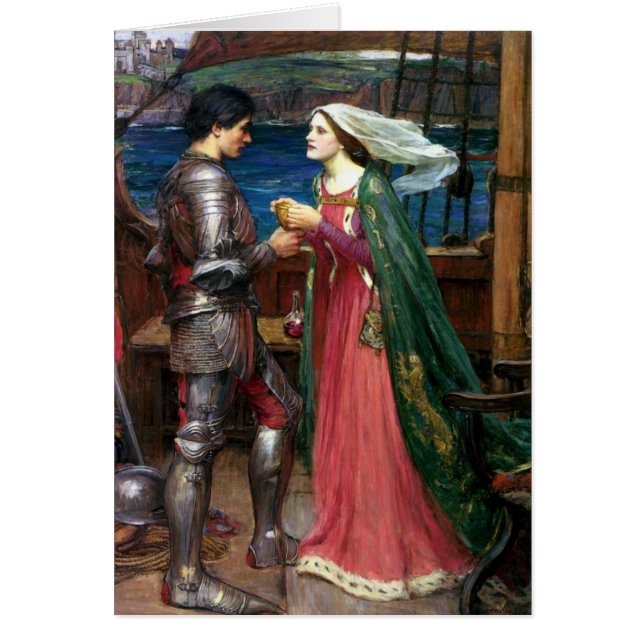 Tristan und Isolde von John William Waterhouse (Vorne)