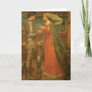 Tristan und Isolde von John William Waterhouse Karte