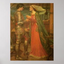 Tristan und Isolde von John William Waterhouse Poster