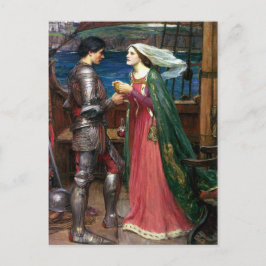 Tristan und Isolde von John William Waterhouse Postkarte