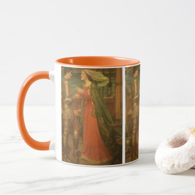 Tristan und Isolde von John William Waterhouse Tasse (Mit Donut)