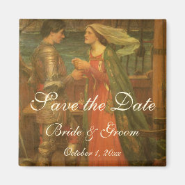 Tristan und Isolde von JW Waterhouse Wedding Magnet