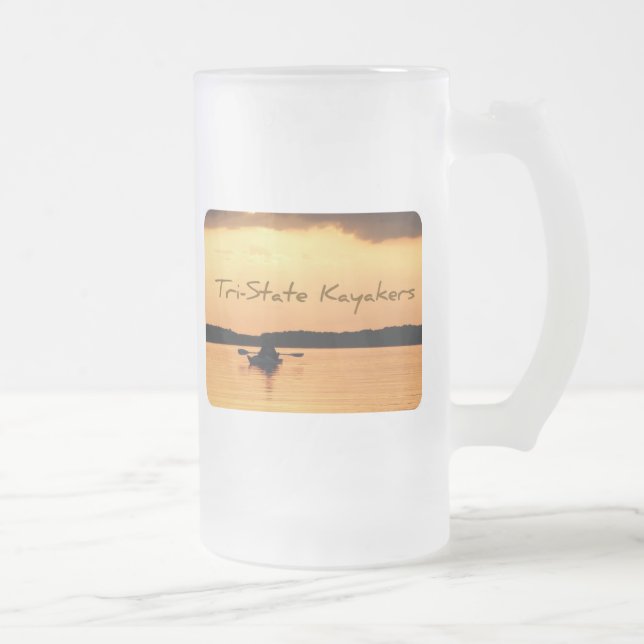 TristateKayakers Mattglas Bierglas (Rechts)