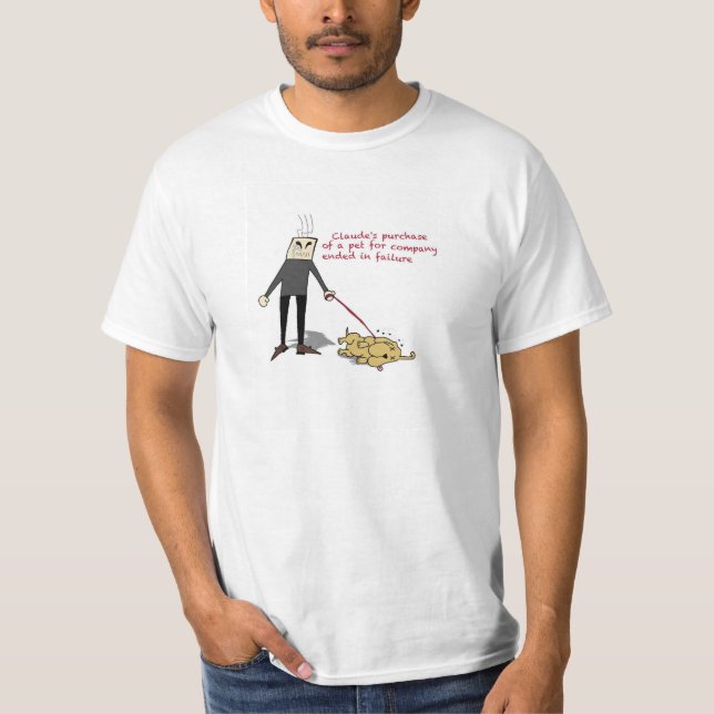 Tristes schlechter Tag Claudes T-Shirt (Vorderseite)