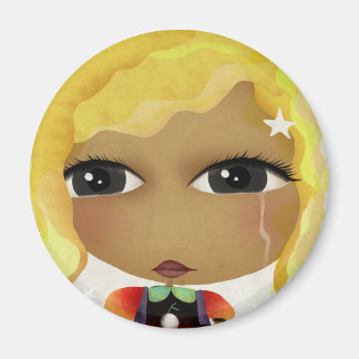 Tristeza Traurigkeit 悲 し み Sadness Tristezza Doll  Magnet