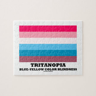 Tritanopia-Blau-Gelbe Farbenblindheit Puzzle